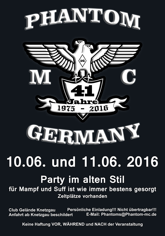 41 Jahre Somerparty 2015 beim Phantom MC in Knetzgau